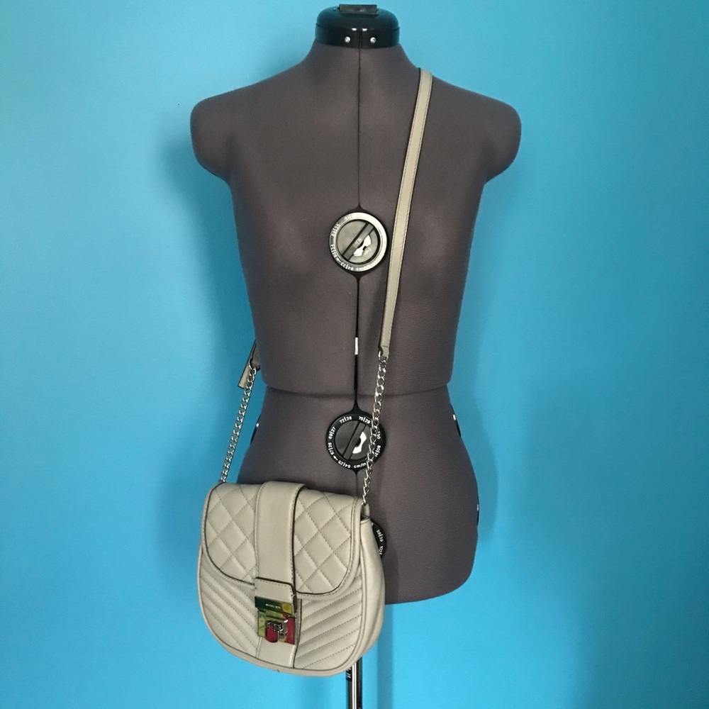 Michael Kors Elisa Quilted Leather Messenger Purse